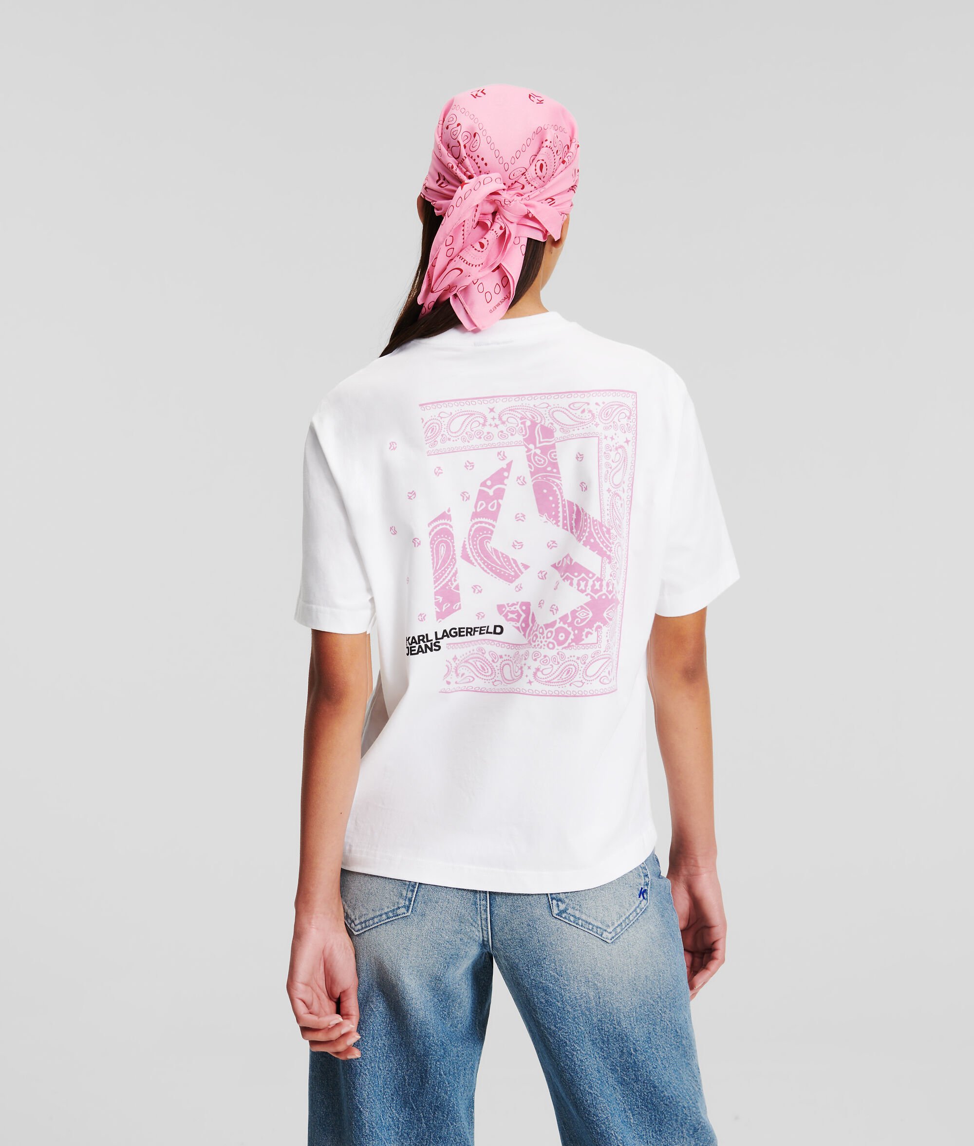 (image for) Trusted KLJ BANDANA-PRINT T-SHIRT